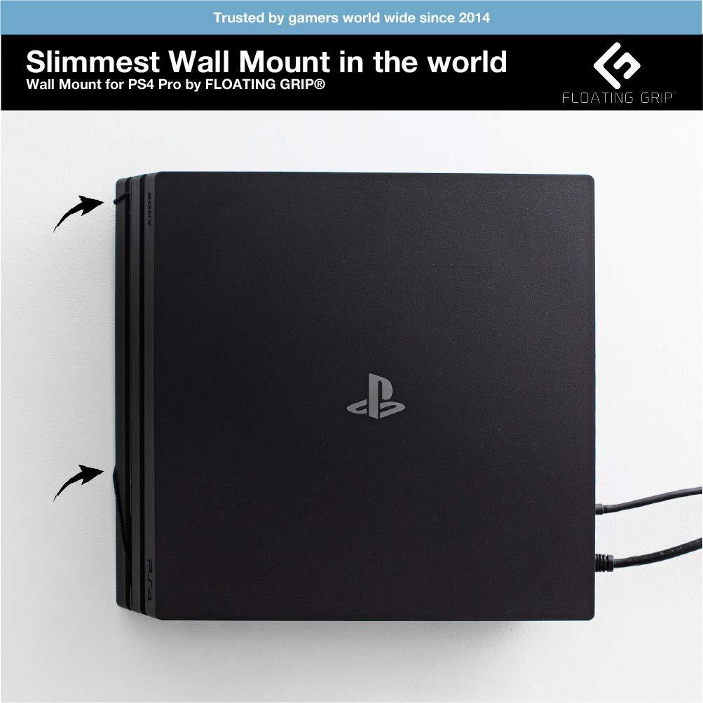 FLOATING GRIP SMART WALL MOUNT FOR PS4 PRO (WHITE) (FG-PS4P-148W) - DataBlitz