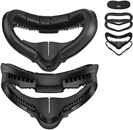 KIWI DESIGN 6 IN 1 Fitness Facial Interface Compatible With Oculus Quest 2 (Black) (KW-Q2-5-3-US) - DataBlitz