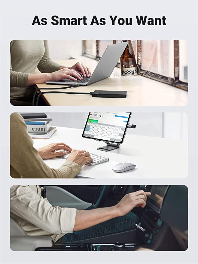UGREEN USB-C 3.1 Male To USB-A 3.0 Female OTG Adapter (Space Gray) (US270/50283) - DataBlitz