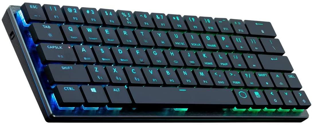COOLER MASTER SK621 MECHANICAL WIRELESS KEYBOARD (CHERRY MX LOW PROFILE RGB RED LINEAR) - DataBlitz