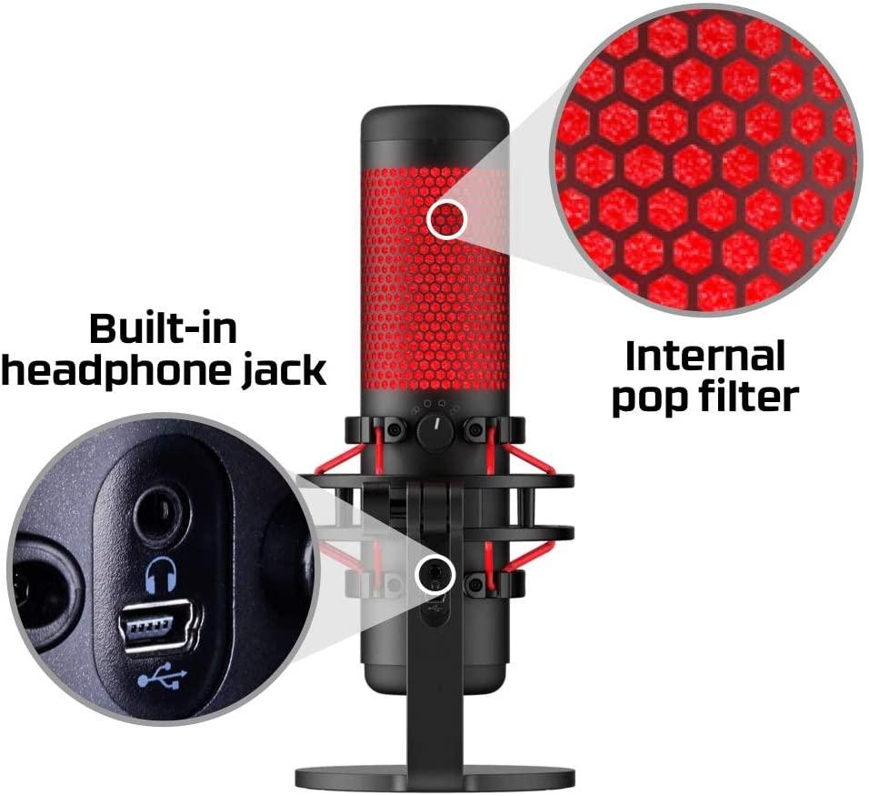 HYPERX QUADCAST STANDALONE MICROPHONE FOR PC/PS4/MAC - DataBlitz
