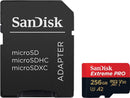 SANDISK Extreme Pro 256GB 200MB/S MICROSDXC UHS-1 Card With Adapter (SDSQXCD-256G-GN6MA) - DataBlitz