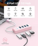 Orico 4-Port USB 3.0 Hub (Pink) (PW4U-U3-015-PK-EP) - DataBlitz