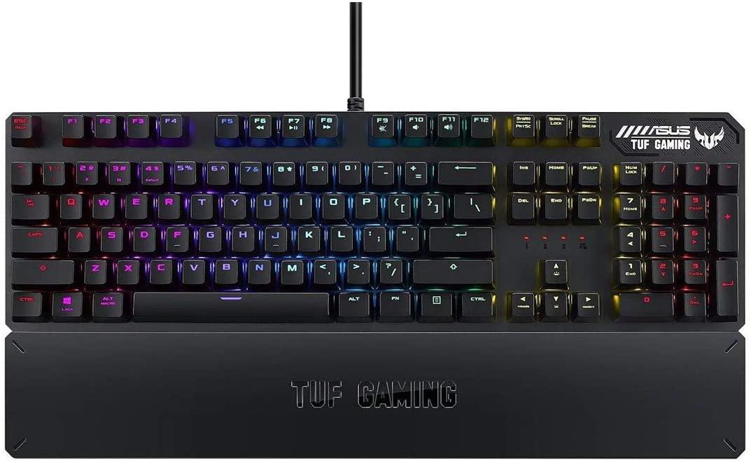 ASUS TUF K3 RGB GAMING KEYBOARD (BLUE TACTILE & AUDIBLE) - DataBlitz