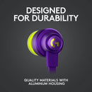 LOGITECH G333 GAMING EARPHONES WITH MIC (PURPLE) - DataBlitz