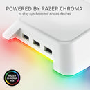 RAZER BASE STATION CHROMA HEADSET STAND WITH USB HUB (MERCURY) - DataBlitz