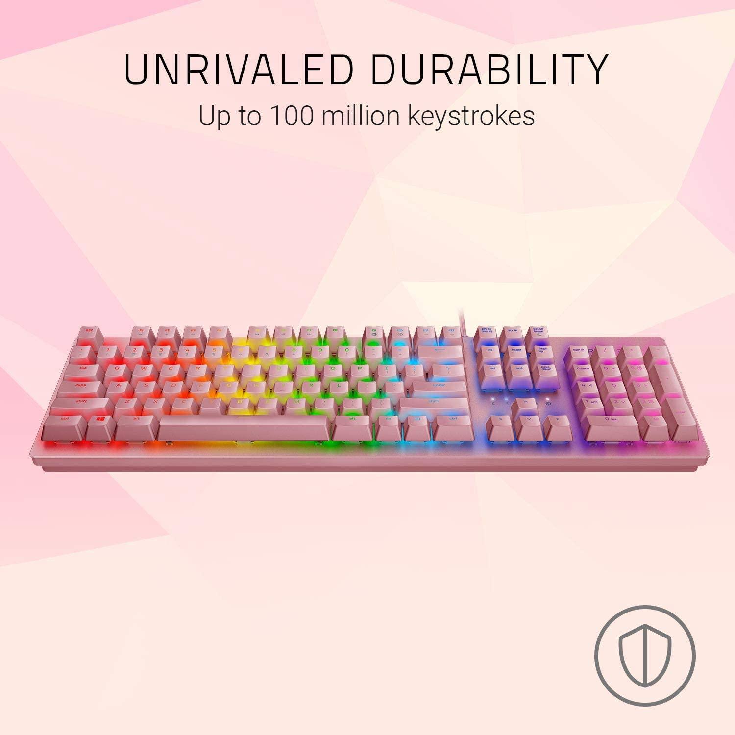 RAZER HUNTSMAN OPTO-MECHANICAL GAMING KEYBOARD (LIGHT & CLICKY) (QUARTZ) - DataBlitz
