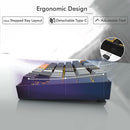 E-YOOSO Z-13 Single Light 89 Keys Mechanical Keyboard Black/Gray (Blue Switch) - DataBlitz
