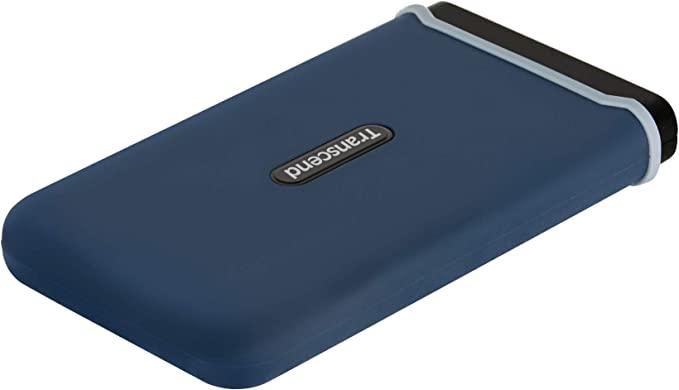 Transcend 1TB ESD370C USB 3.1 GEN 2 Type-C Portable SSD (Navy Blue) (TS1TESD370C) - DataBlitz