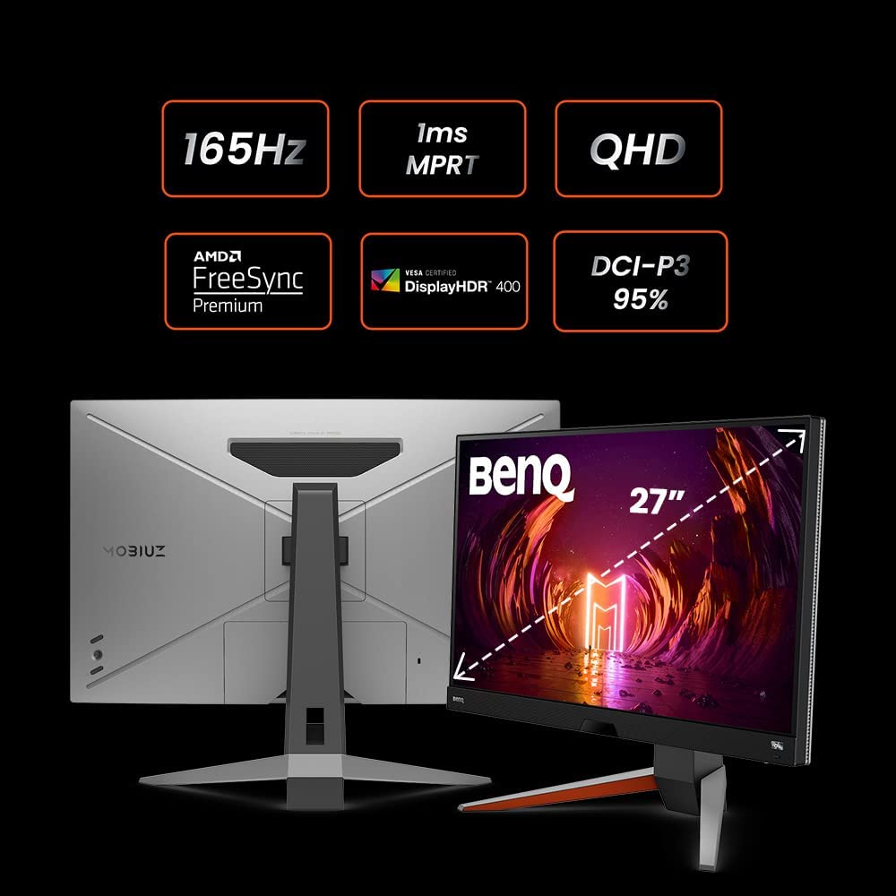 BenQ Mobiuz EX2710Q 27” QHD IPS 1MS 165HZ Gaming Monitor