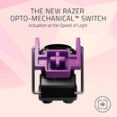RAZER HUNTSMAN OPTO-MECHANICAL GAMING KEYBOARD (LIGHT & CLICKY) (QUARTZ) - DataBlitz