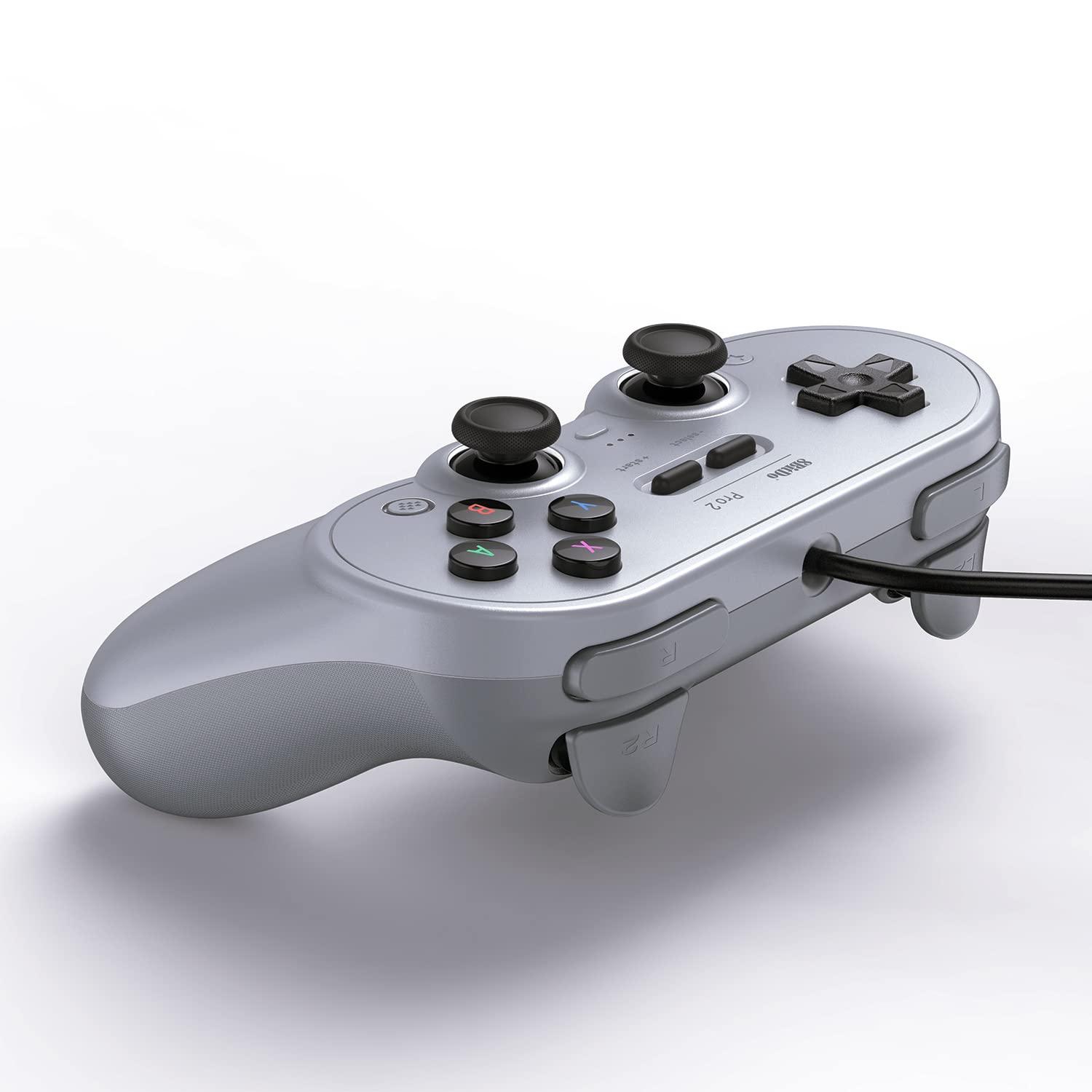 8BITDO PRO 2 WIRED GAMEPAD (GRAY EDITION) (SWITCH/WINDOWS) (82BD) - DataBlitz