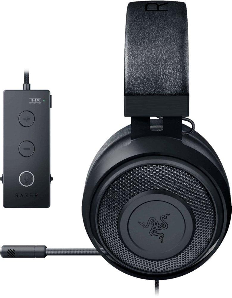 RAZER KRAKEN TOURNAMENT EDITION WIRED GAMING HEADSET WITH USB AUDIO CONTROLLER (BLACK) - DataBlitz