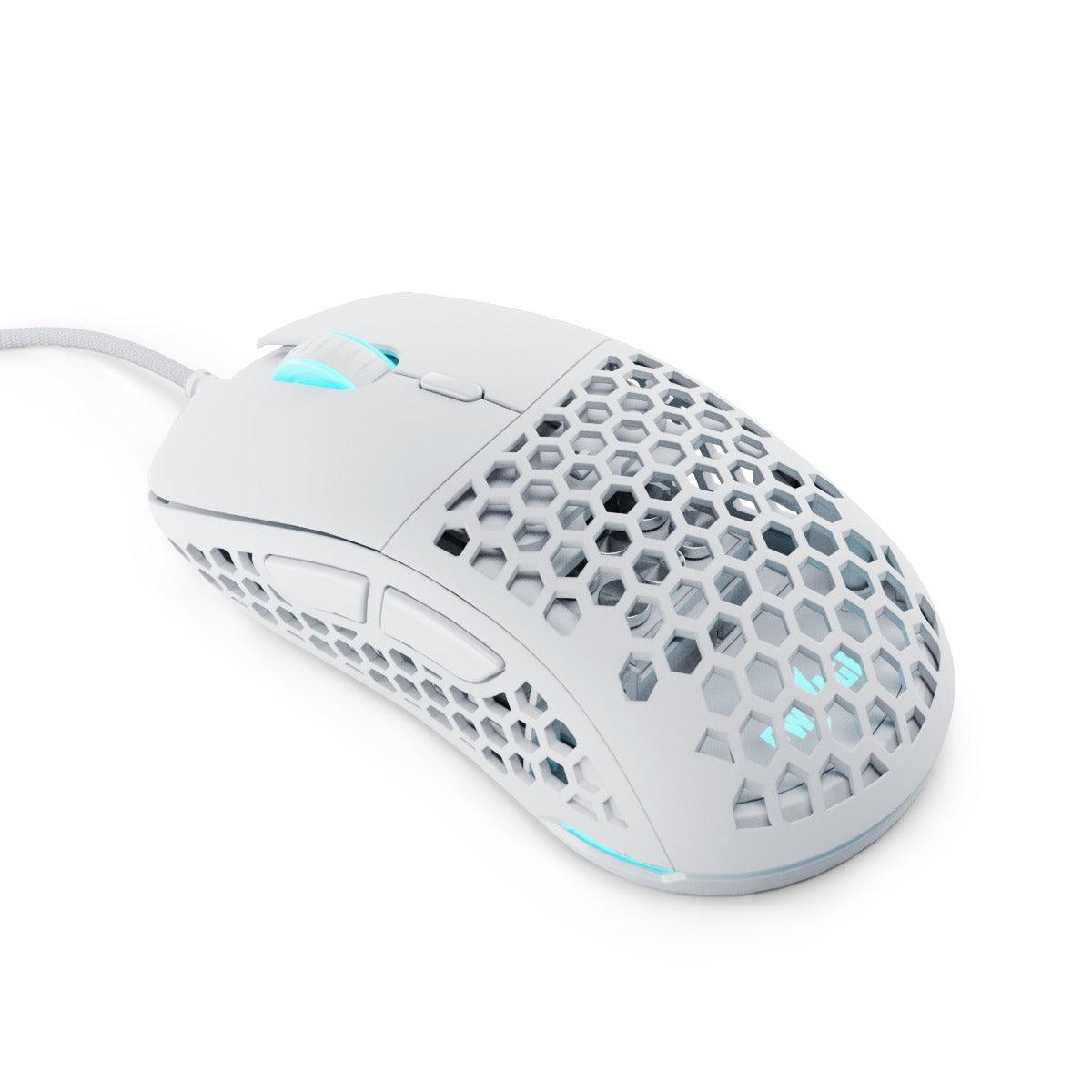 PWNAGE Ultra Custom Symm Wired RGB Gaming Mouse Honeycomb Sides (White) (W-UC-S-H-W) - DataBlitz