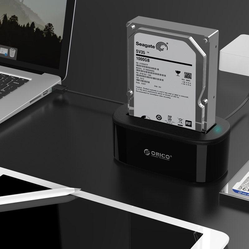 ORICO 2.5/3.5” Hard Drive Dock (Black) (6218US3) - DataBlitz