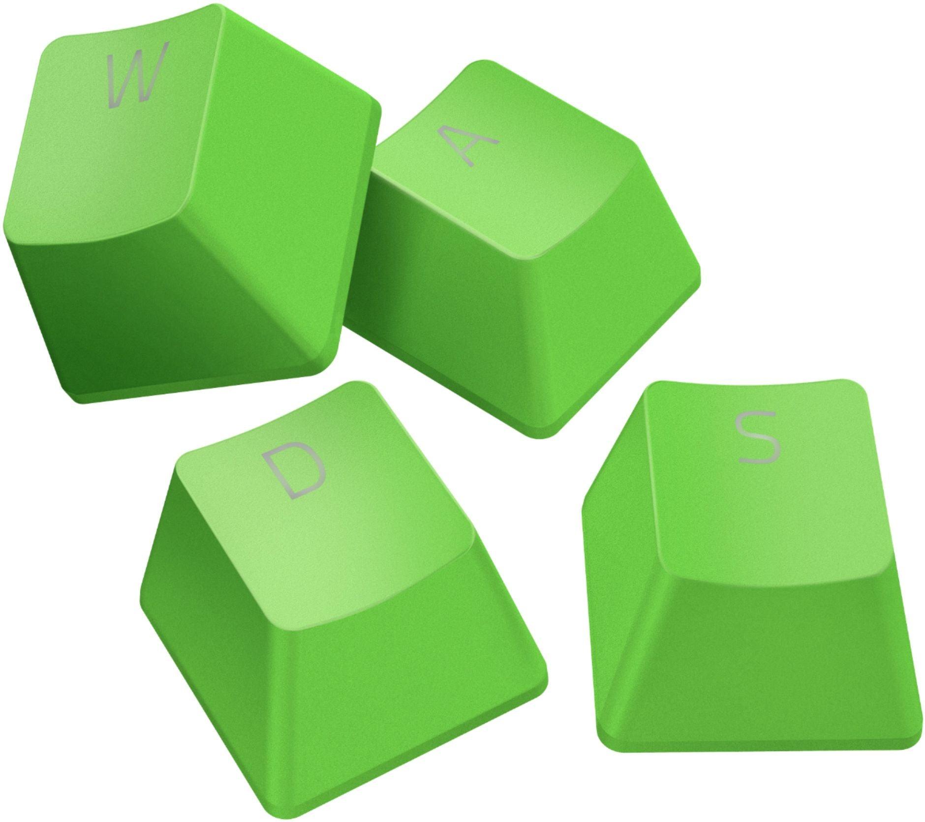 RAZER PBT KEYCAP UPGRADE SET FOR MECHANICAL AND OPTICAL KEYBOARDS DOUBLESHOT KEYCAPS GREEN - DataBlitz