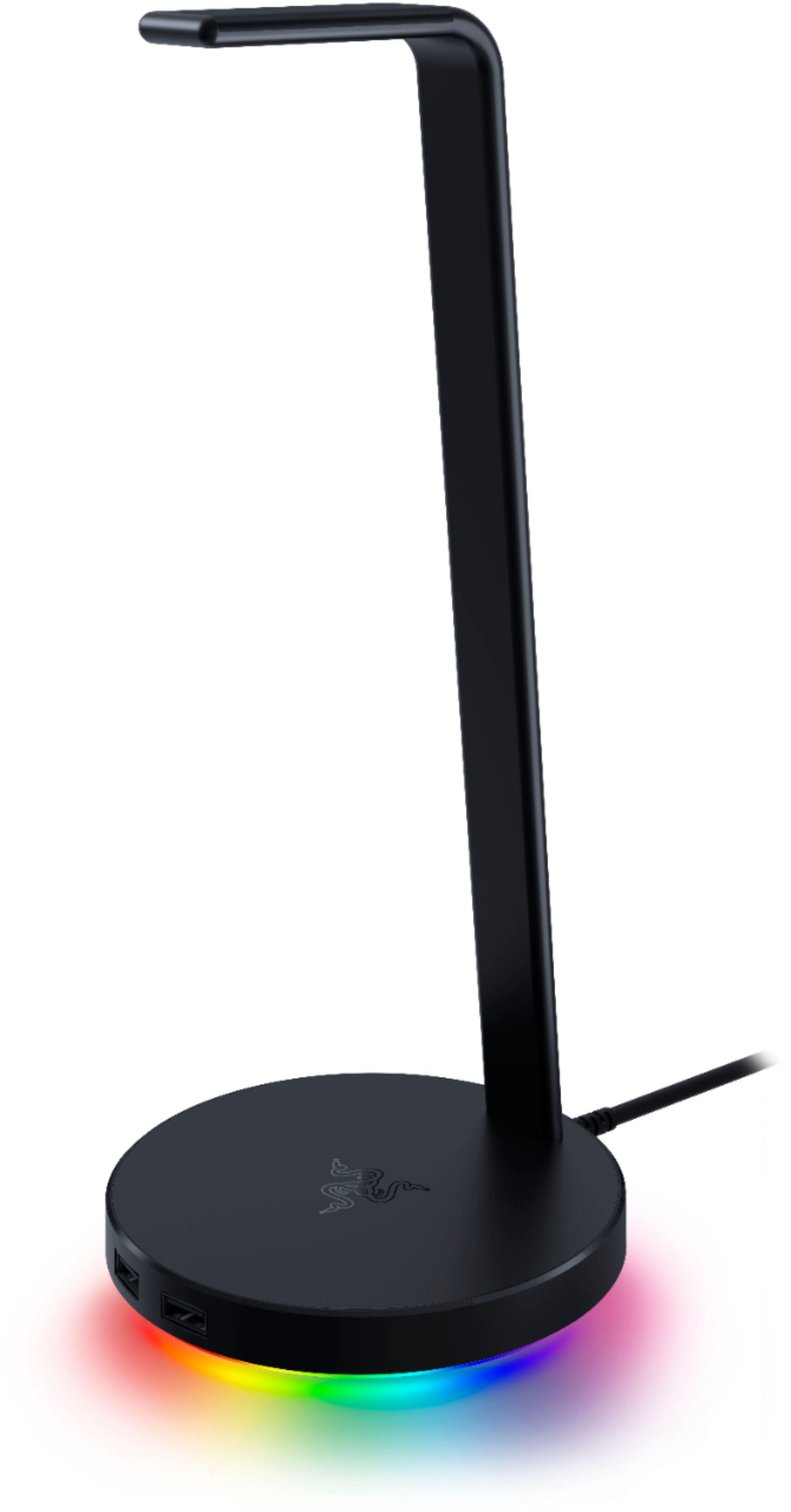 RAZER BASE STATION V2 CHROMA USB HUB HEADSET STAND W/ RAZER CHROMA RGB (BLACK) - DataBlitz