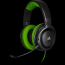 CORSAIR HS35 STEREO GAMING HEADSET (GREEN) - DataBlitz
