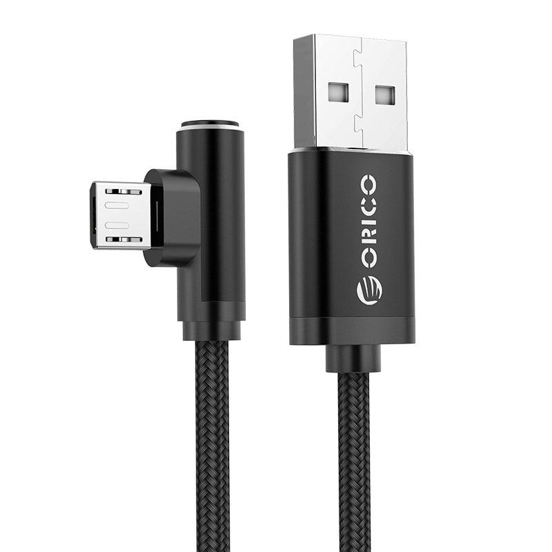 ORICO 2-in-1 1.2m Micro Charging Cable (Black) (HTM-12) - DataBlitz