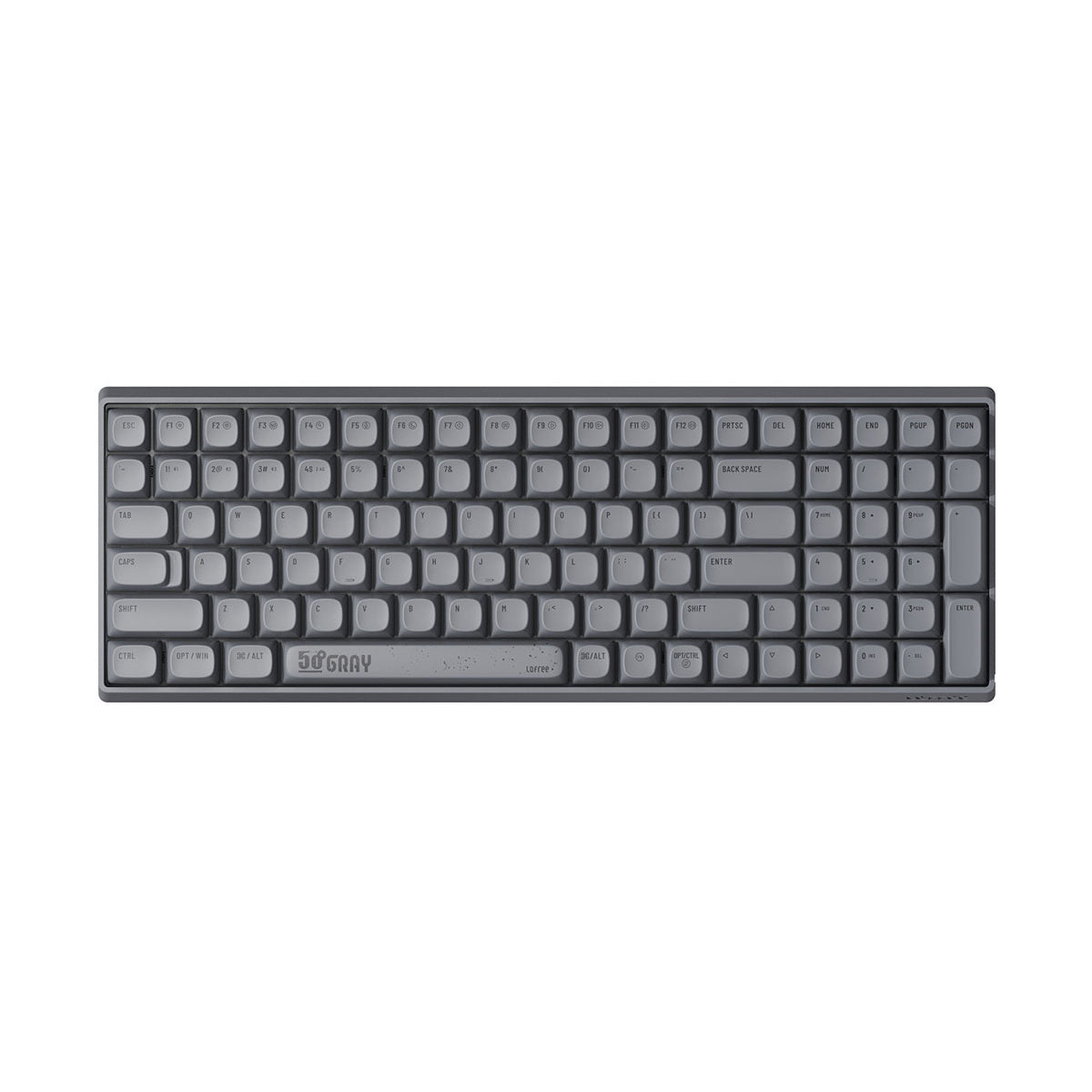 Lofree Touch 100 Keys Triple Mode Wireless Mechanical Keyboard (Grey)