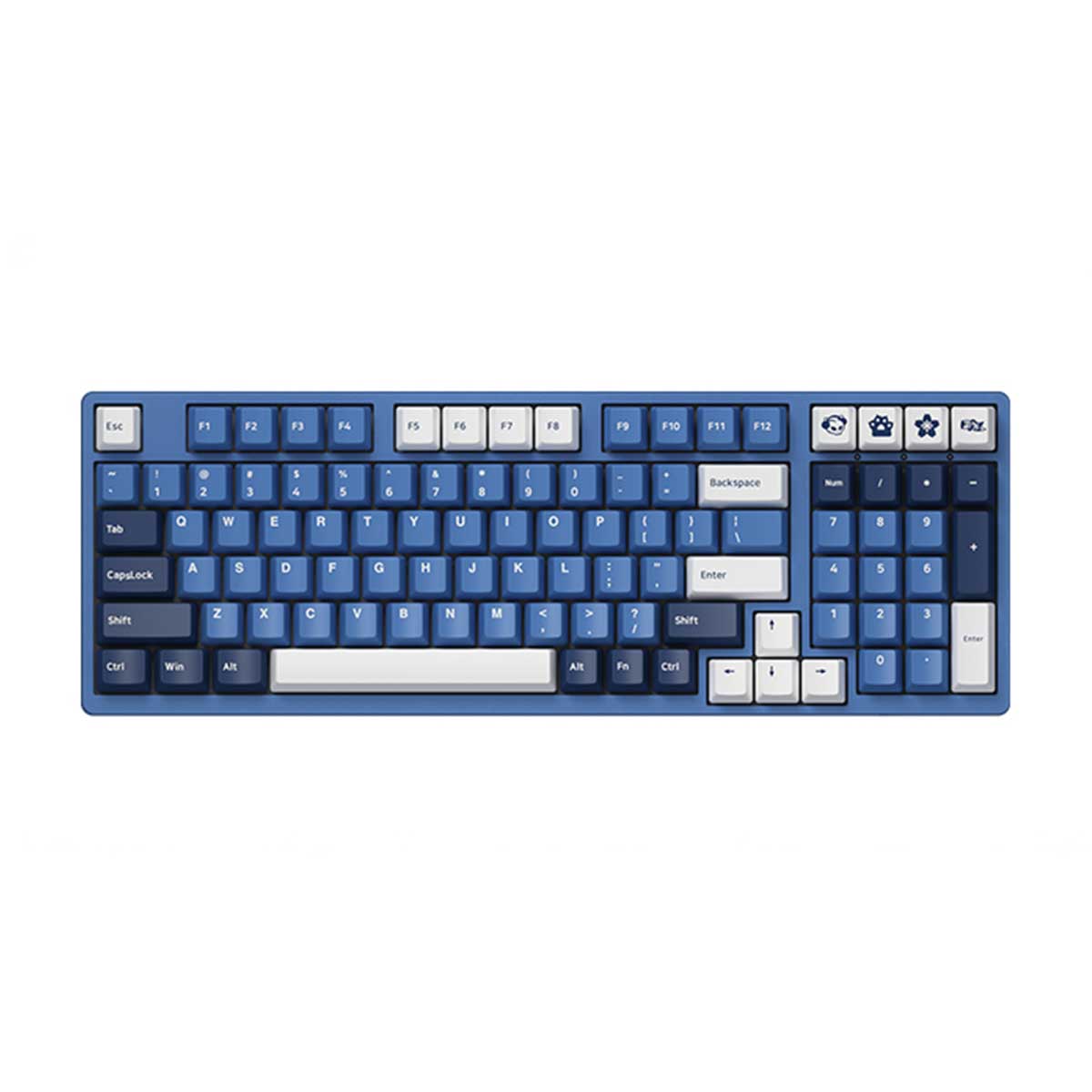 Akko Ocean Star 3098DS Mechanical Keyboard (Akko Blue)