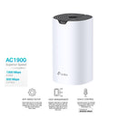 TP-Link AC1900 Whole Home Mesh Wi-Fi System Compatible With Amazon Alexa (Deco-S7) (1-PACK) - DataBlitz