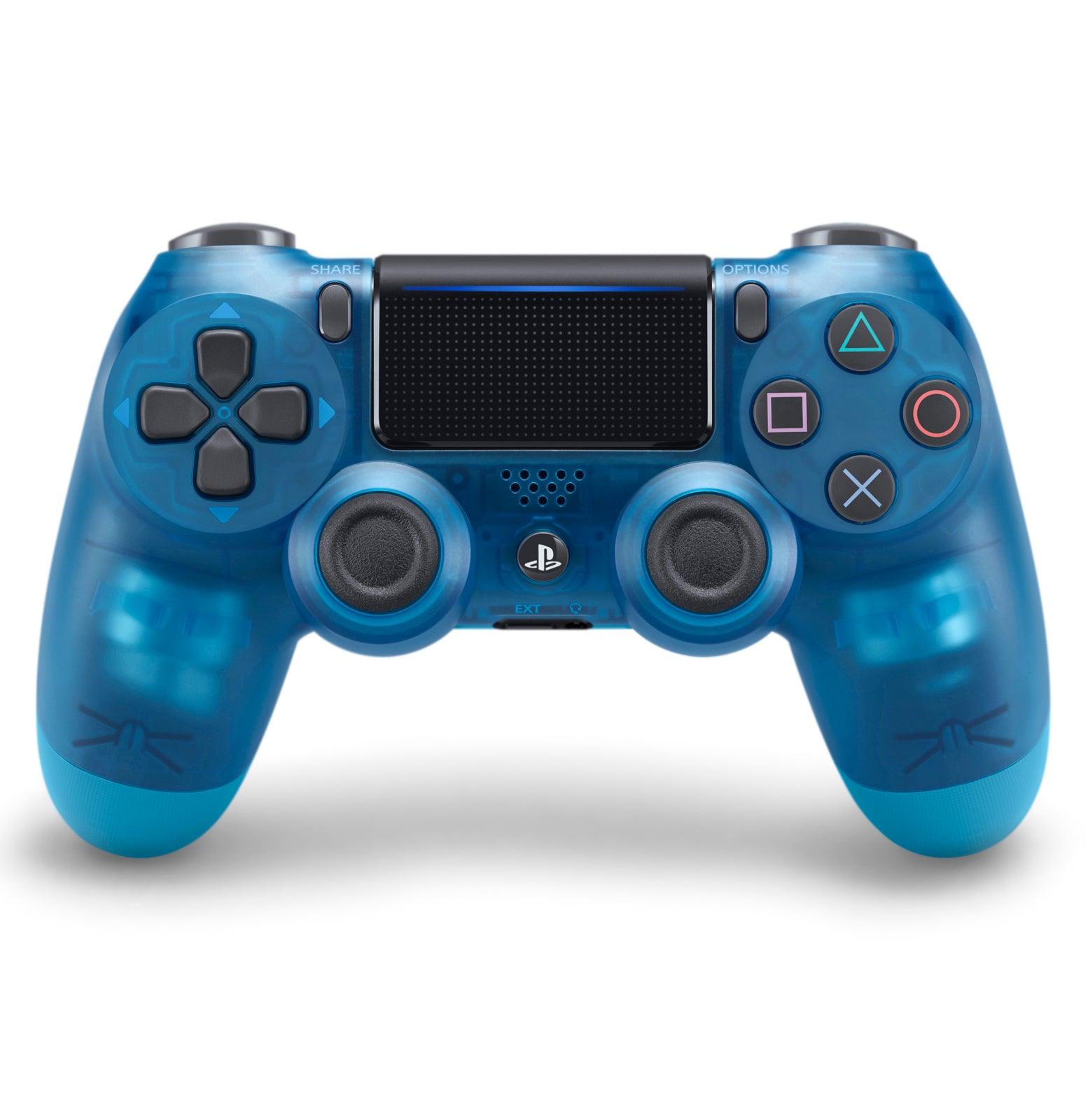 PS4 DUALSHOCK 4 WIRELESS CONTROLLER BLUE CRYSTAL (CUH-ZCT2G19) ASIAN - DataBlitz