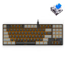 E-YOOSO Z-13 Single Light 89 Keys Mechanical Keyboard Black/Gray (Blue Switch) - DataBlitz