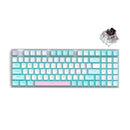 E-YOOSO Z-19 Single Light 94 Keys Hot Swappable Mechanical Keyboard White/Blue (Brown Switch) - DataBlitz