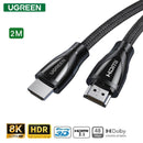 UGREEN HDMI 2.1 Male To Male Cable 2m (Black) (HD140/80403) - DataBlitz