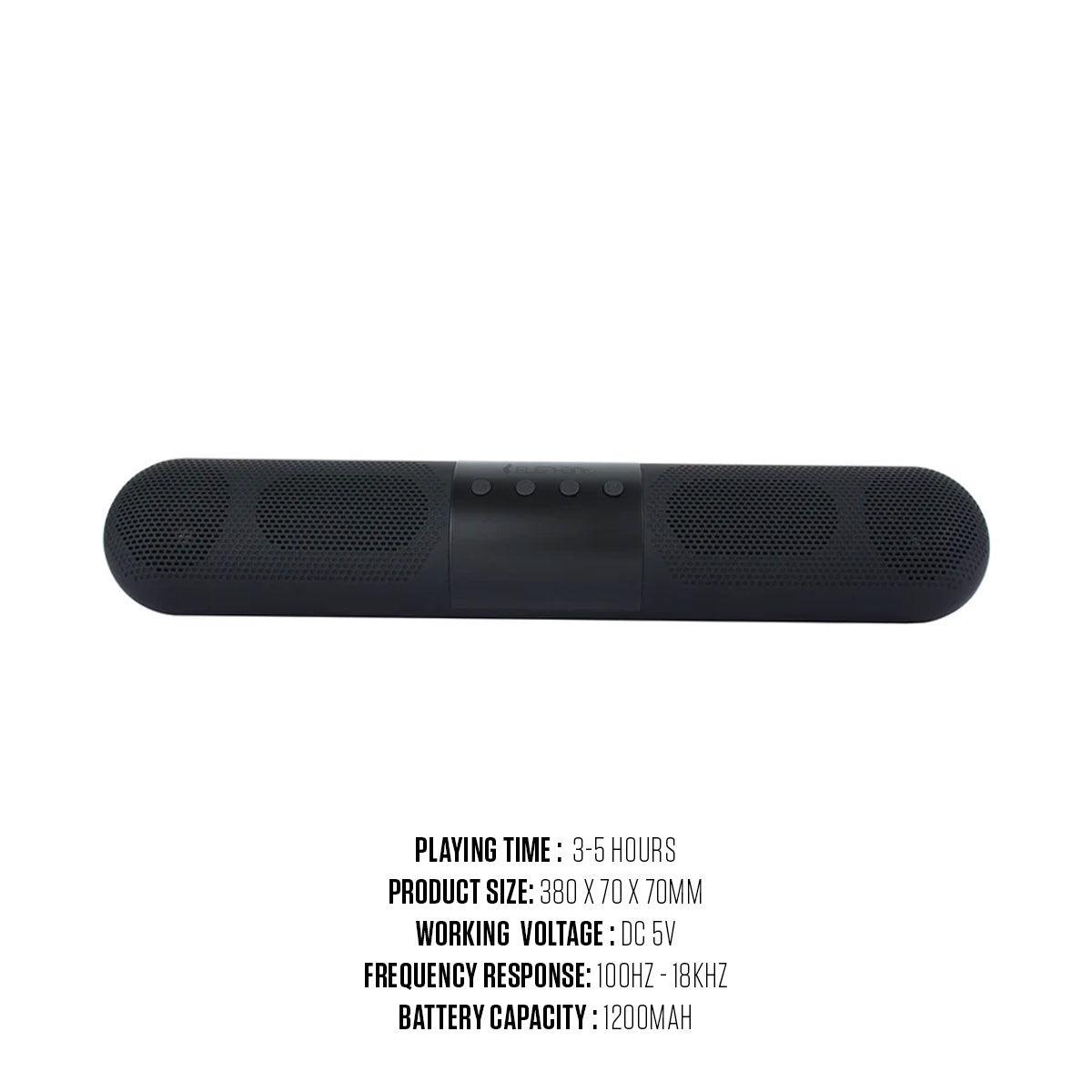 Elephant Amazing Sound Bluetooth Soundbar Speaker (SP-029-BK) - DataBlitz