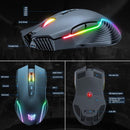 Onikuma CW905 3600 DPI Wireless Gaming Mouse 7 Buttons Design RGB (Black) - DataBlitz
