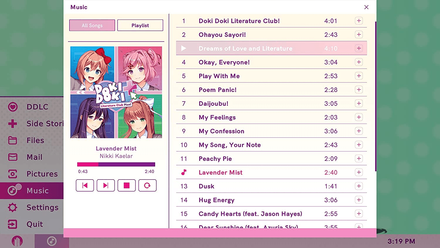 Nintendo Switch Doki Doki Literature Club Plus Premium Edition | DataBlitz