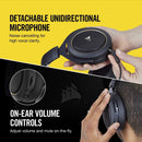CORSAIR HS70 PRO WIRELESS GAMING HEADSET WITH 7.1 SURROUND SOUND (CREAM) - DataBlitz