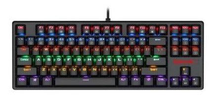 REDRAGON DAKSA MECHANICAL GAMING KEYBOARD (DUST PROOF BLUE) (BLUE) (K576R-1) - DataBlitz