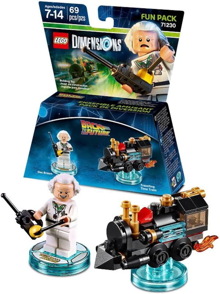 Lego Dimensions Back To The Future Doc Brown Fun DataBlitz