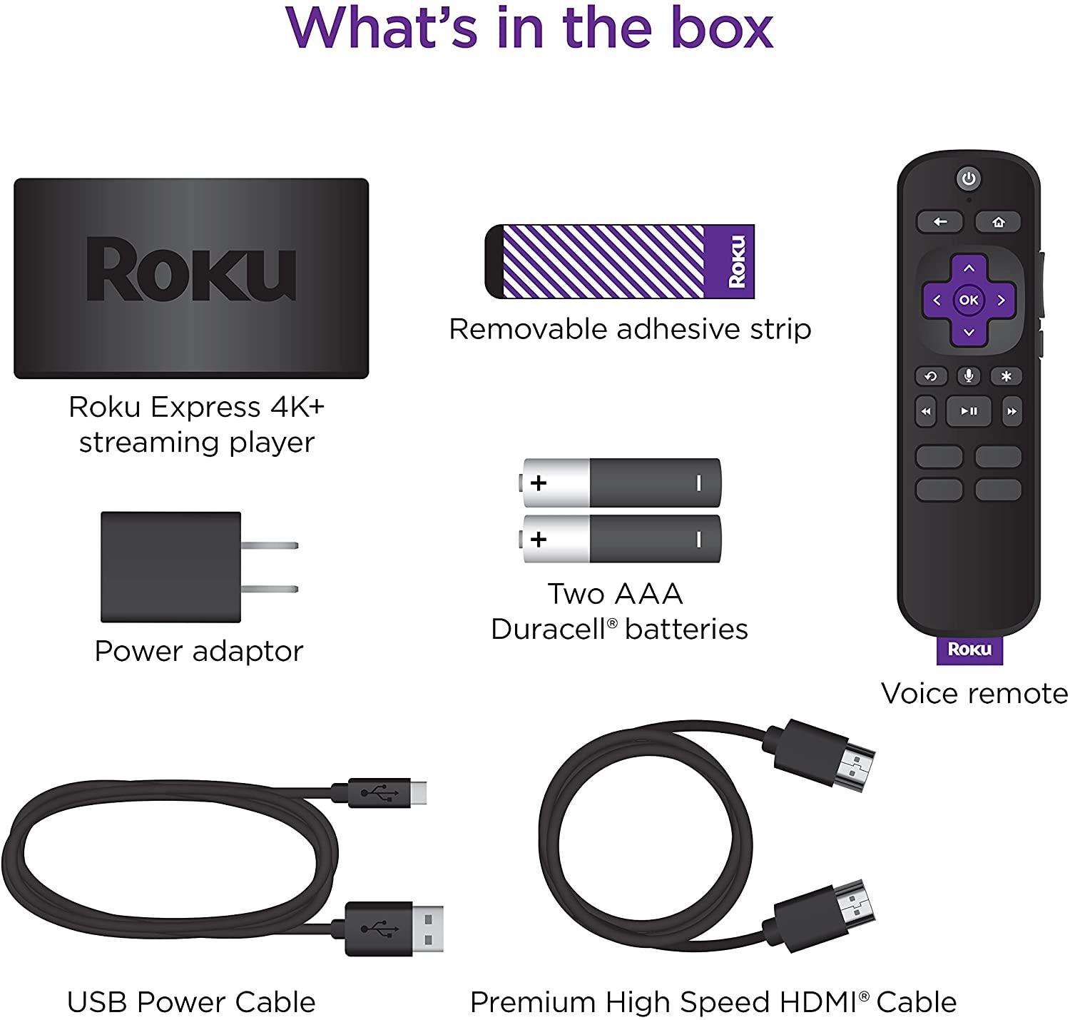 ROKU EXPRESS 4K + HD/4K/HDR STREAMING - DataBlitz