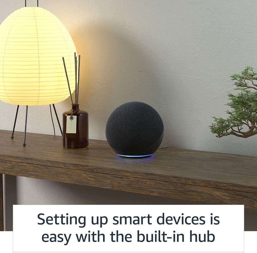 AMAZON ECHO 4TH GEN SMART SPEAKER HOME HUB WITH ALEXA (GLACIER WHITE / CHARCOAL / TWILIGHT BLUE) - DataBlitz