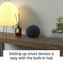 AMAZON ECHO 4TH GEN SMART SPEAKER HOME HUB WITH ALEXA (GLACIER WHITE / CHARCOAL / TWILIGHT BLUE) - DataBlitz