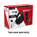 HYPERX STREAMER STARTER PACK (SOLOCAST USB MICROPHONE + CLOUD CORE GAMING HEADSET WITH DTS) - DataBlitz