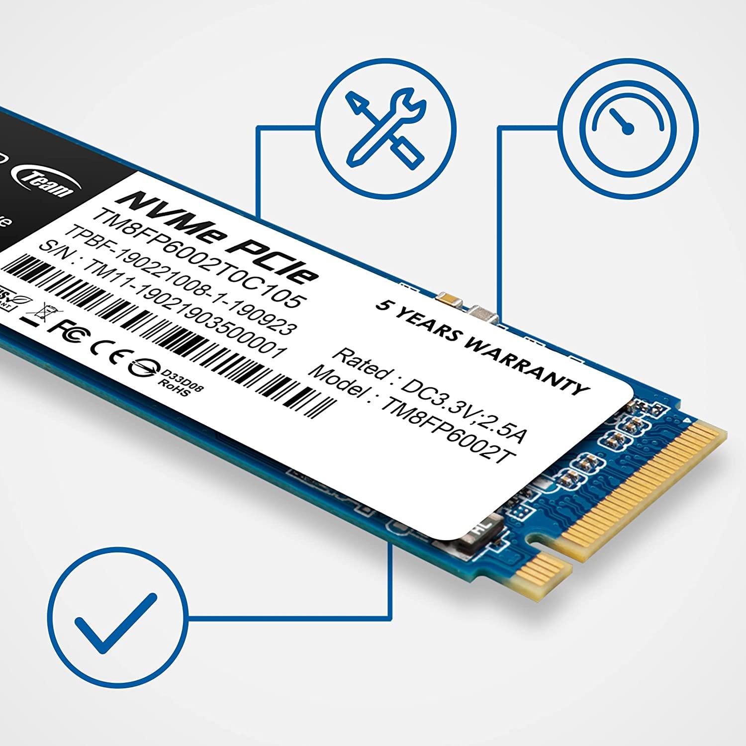 TEAMGROUP MP33 1TB SSD PCIE GEN3 X4 With NVME 1.3 (TM8FP6001T0C101) - DataBlitz