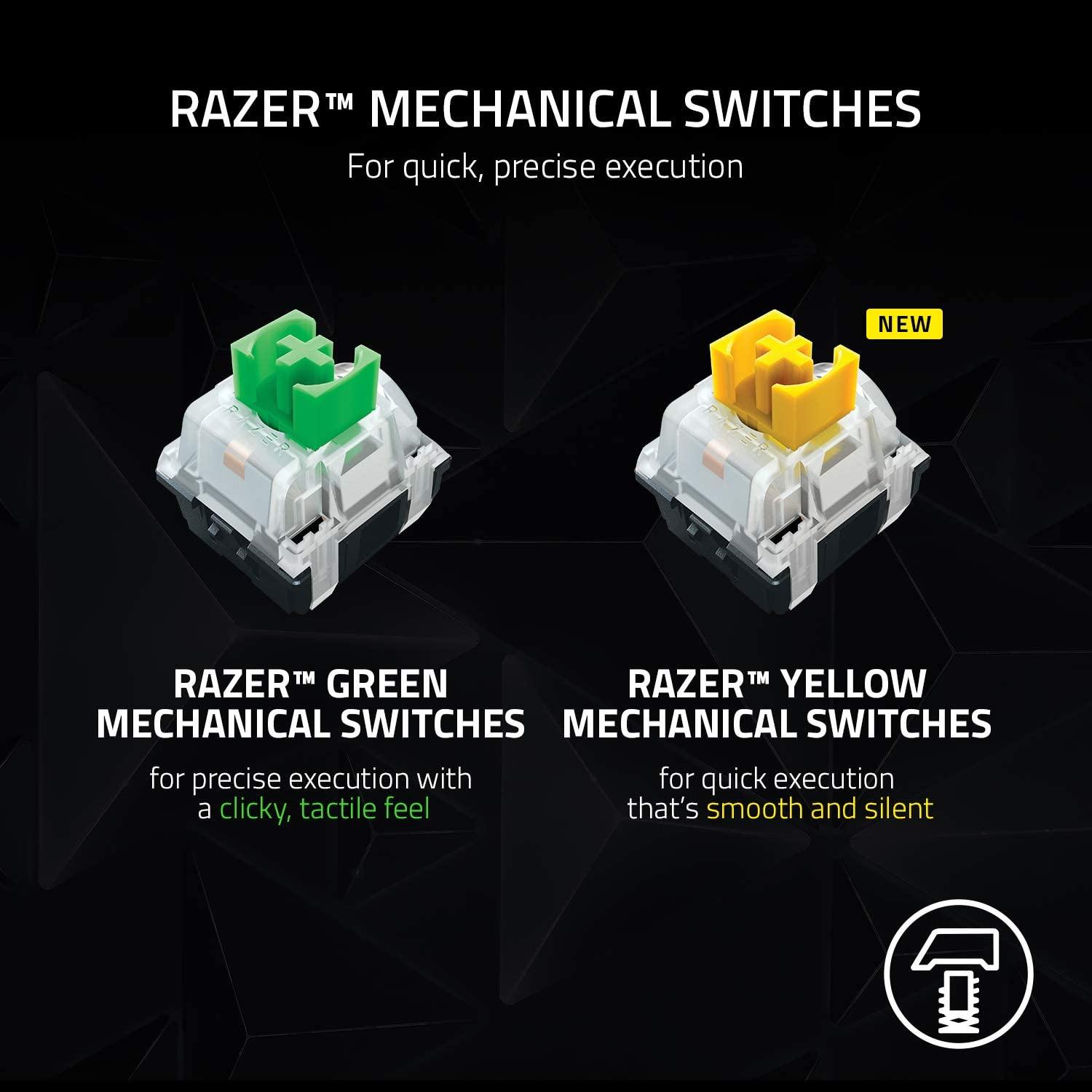 RAZER BLACKWIDOW CHROMA V3 PRO WIRELESS MECHANICAL GAMING KEYBOARD (GREEN SWITCHES) - DataBlitz