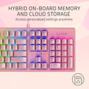 RAZER HUNTSMAN OPTO-MECHANICAL GAMING KEYBOARD (LIGHT & CLICKY) (QUARTZ) - DataBlitz
