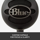 LOGITECH BLUE SNOWBALL ICE USB MICROPHONE FOR RECORDING/ STREAMING/ PODCASTING/ GAMING (BLACK) - DataBlitz