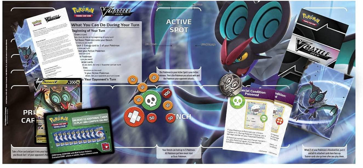 POKEMON TRADING CARD GAME V BATTLE DECK RAYQUAZA VS NOIVERN (290-80949) - DataBlitz