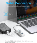 Orico 4-Port USB 3.0 Hub (White) (PW4U-U3-015-WH-EP) - DataBlitz