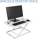 FLEXISPOT STANDING DESK CONVERTERS ML2 27-INCHES (WHITE) - DataBlitz