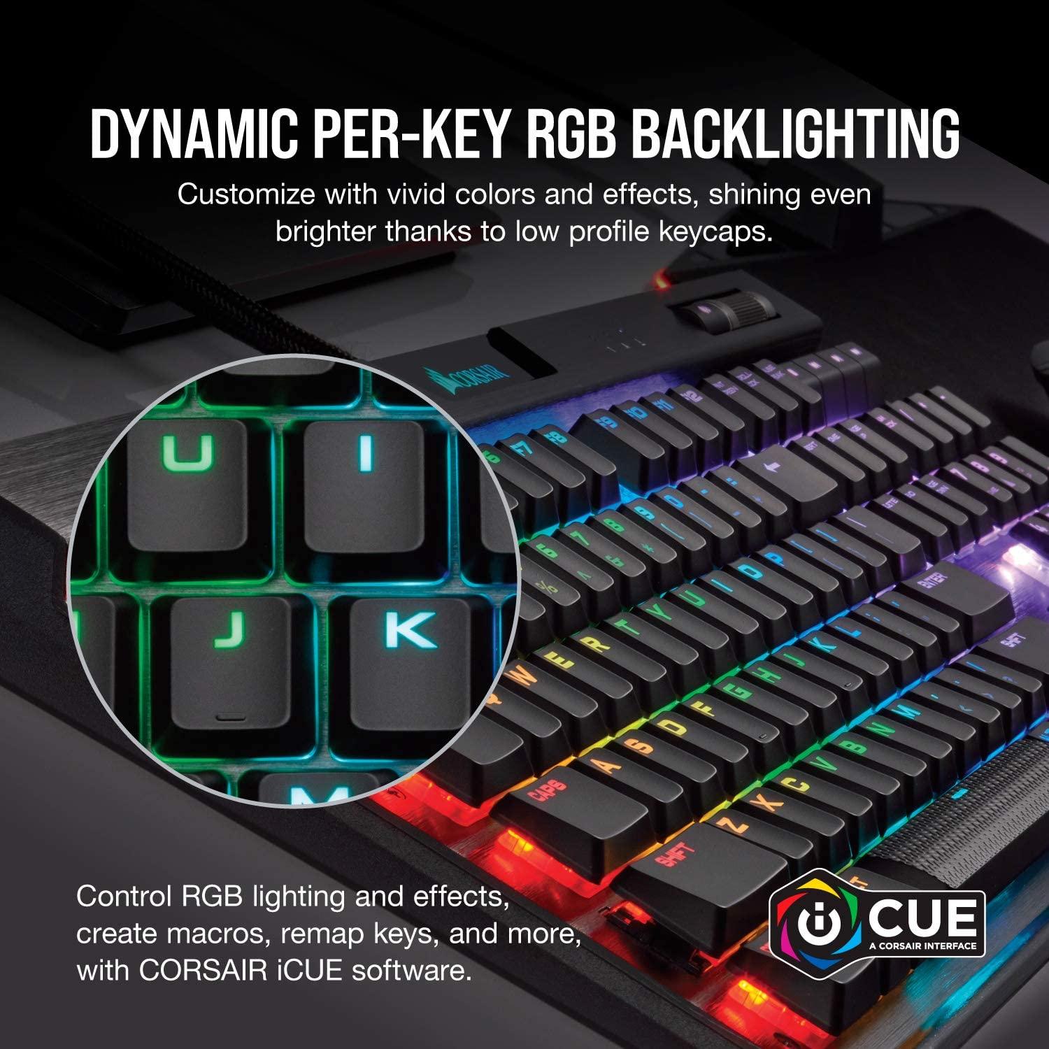 CORSAIR K70 RGB MK.2 LOW PROFILE RAPIDFIRE MECHANICAL GAMING KEYBOARD - DataBlitz