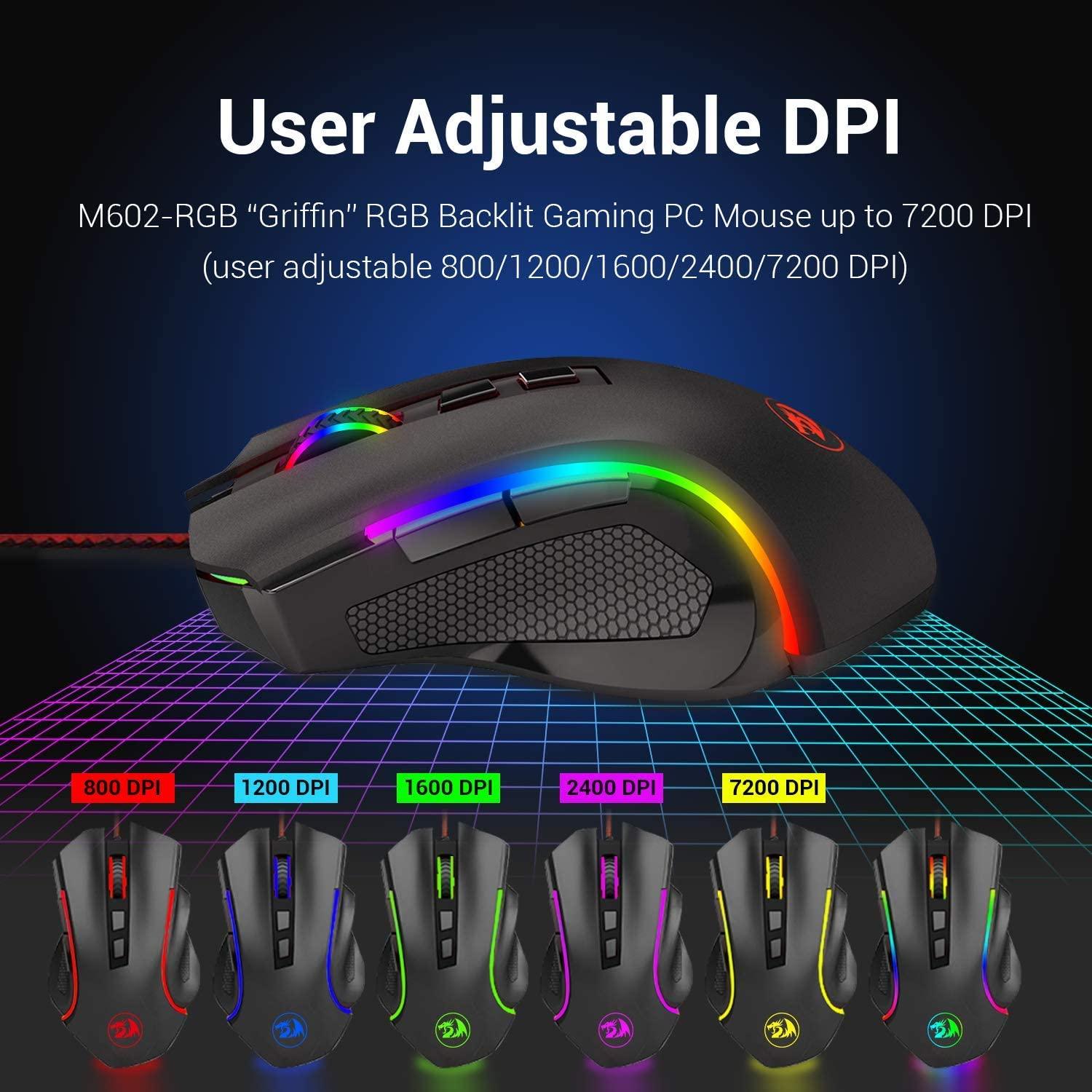 REDRAGON GAMING ESSENTIALS KEYBOARD & MOUSE 2 IN 1 SET (K552RGB-BA) - DataBlitz