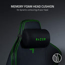 Razer Iskur Gaming Chair With Ergonomic Lumbar Support (Black/Green)